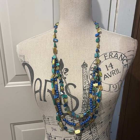 Multicolor Beaded Necklace - Picture 1 of 3